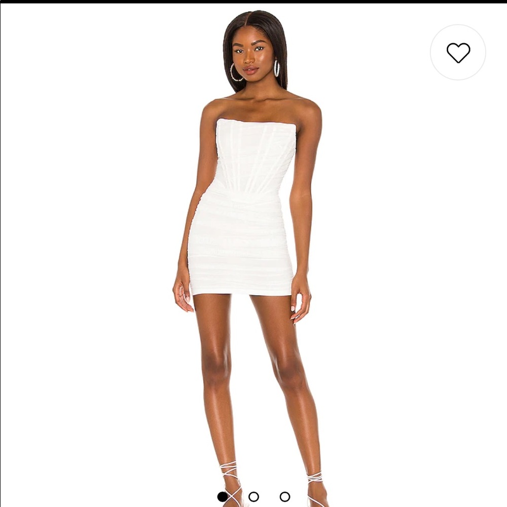 White Revolve Corset Dress NWT